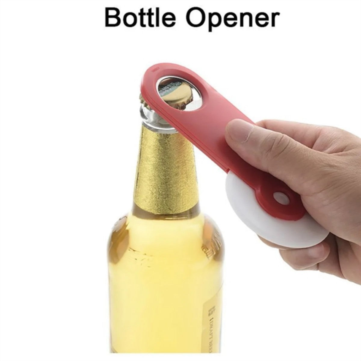 HUPSTL994 Promotional Eco Friendly Pizza Cutter with Bottle Opener