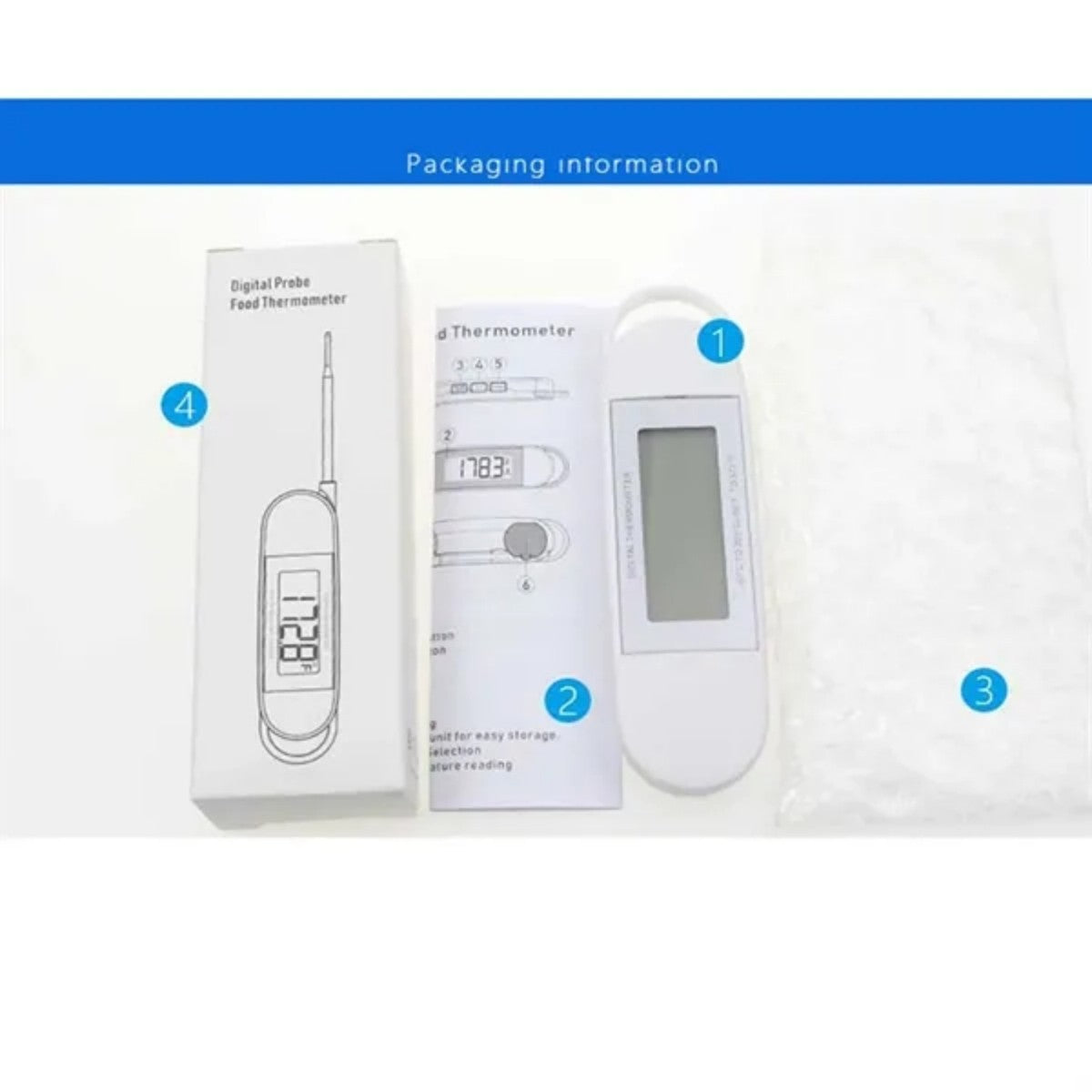 HUPSTL995 Kitchen Food Instant Read Probe Digital Cooking Thermometer