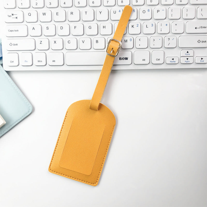 AS002 Luggage Tag Faux Leather for Suitcase