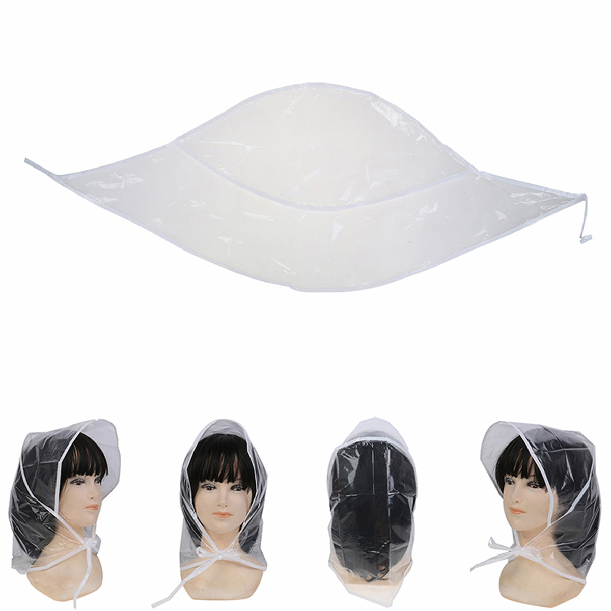 SUPSAS102 Wasserdichte, transparente Regenhaube