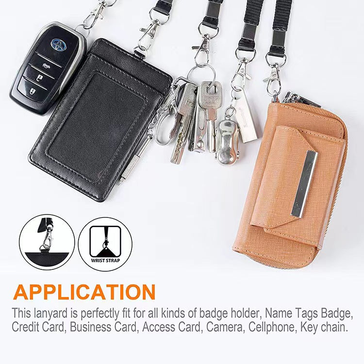 SUPSAS111 Black Neck Lanyard