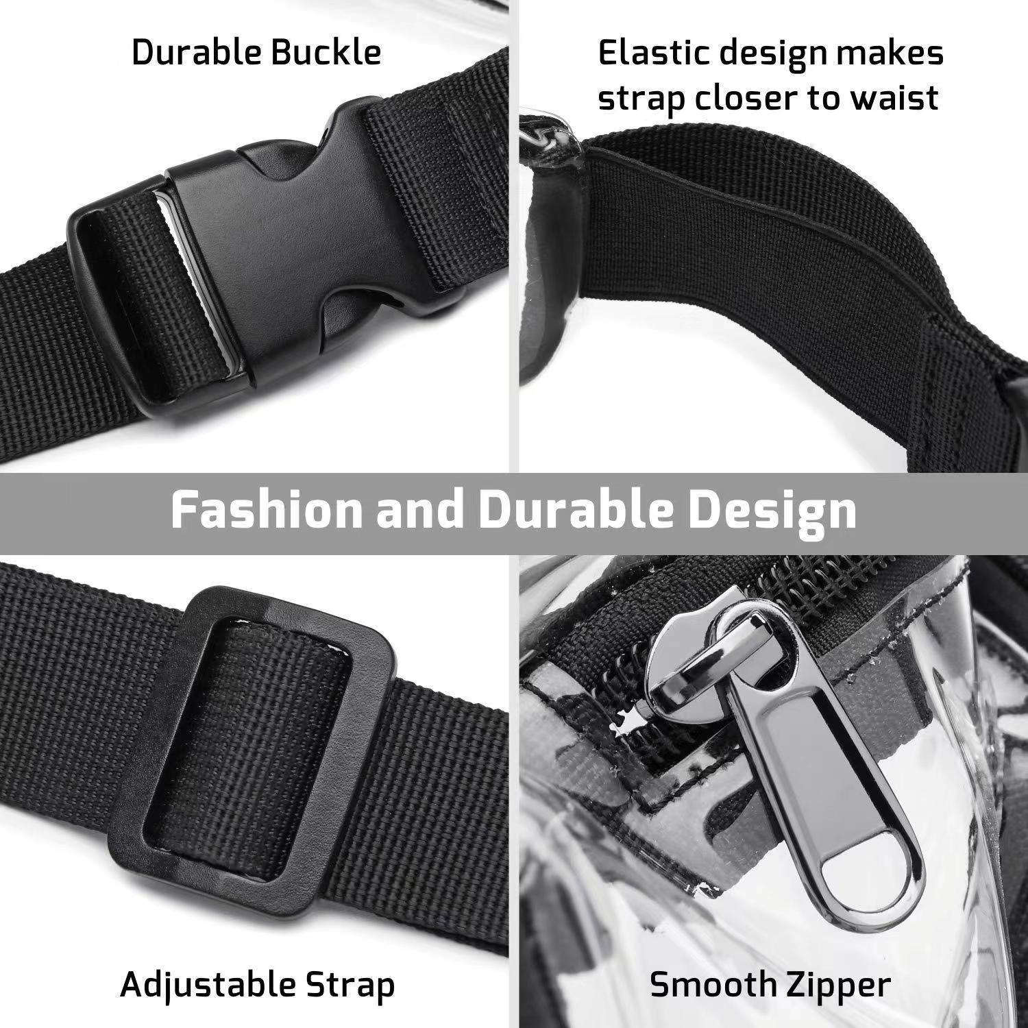 SUPSAS189 Clear Jelly Fanny Packs