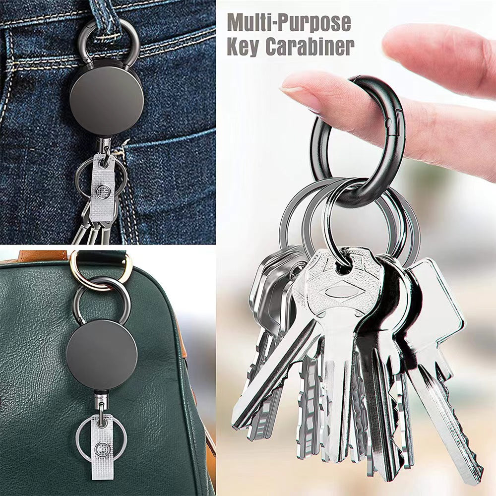 SUPSAS54 Heavy Duty Metal Retractable Badge Holders