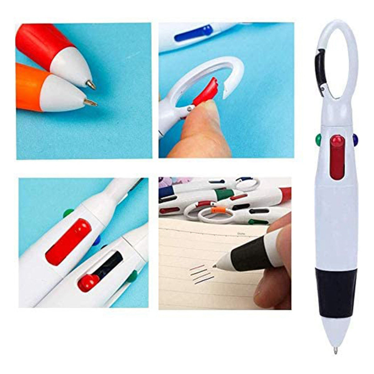 SUPSAS81 Ballpoint Pen with Buckle Keychain