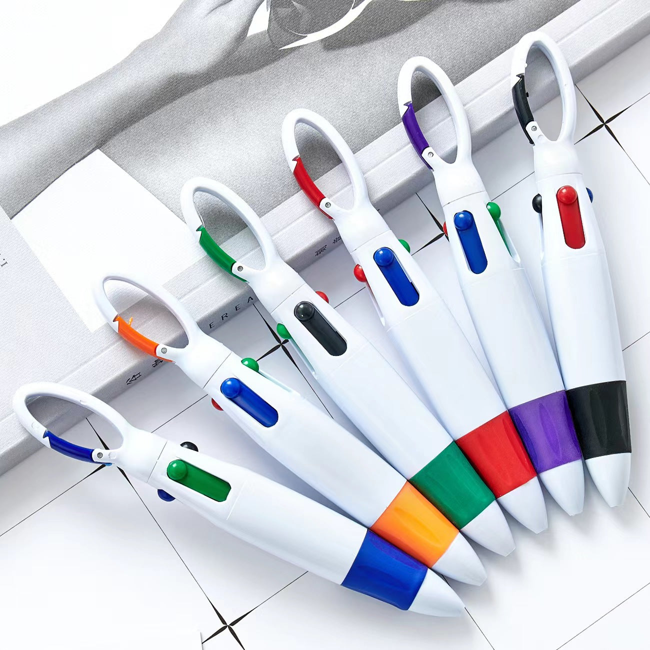 SUPSAS81 Ballpoint Pen with Buckle Keychain
