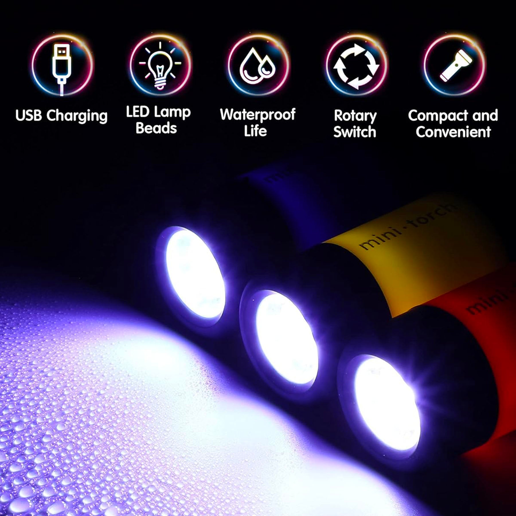 SUPSAW104 Mini Flashlight Keychian