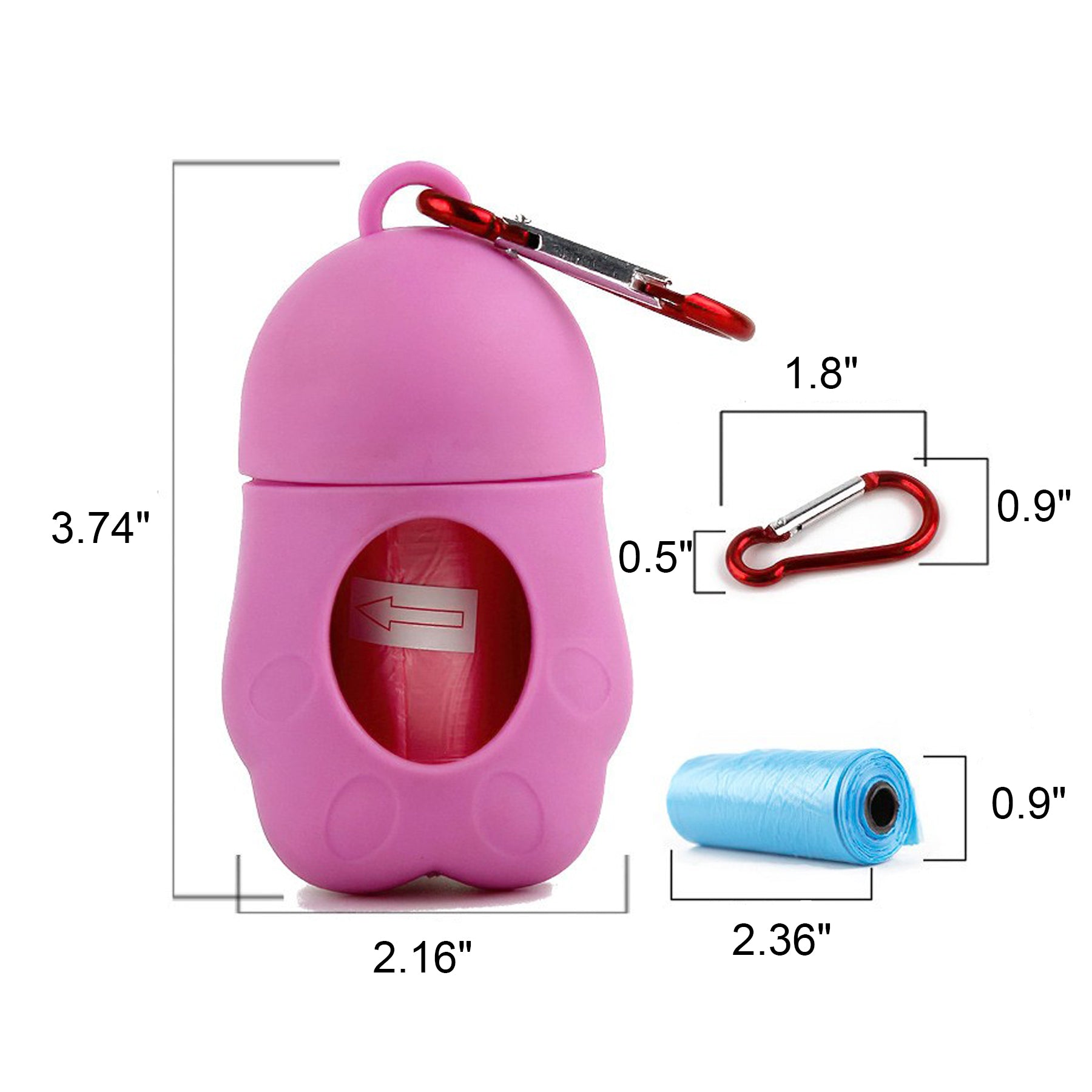 SUPSAW130 Portable Outdoor Dog Poop Bag Dispenser