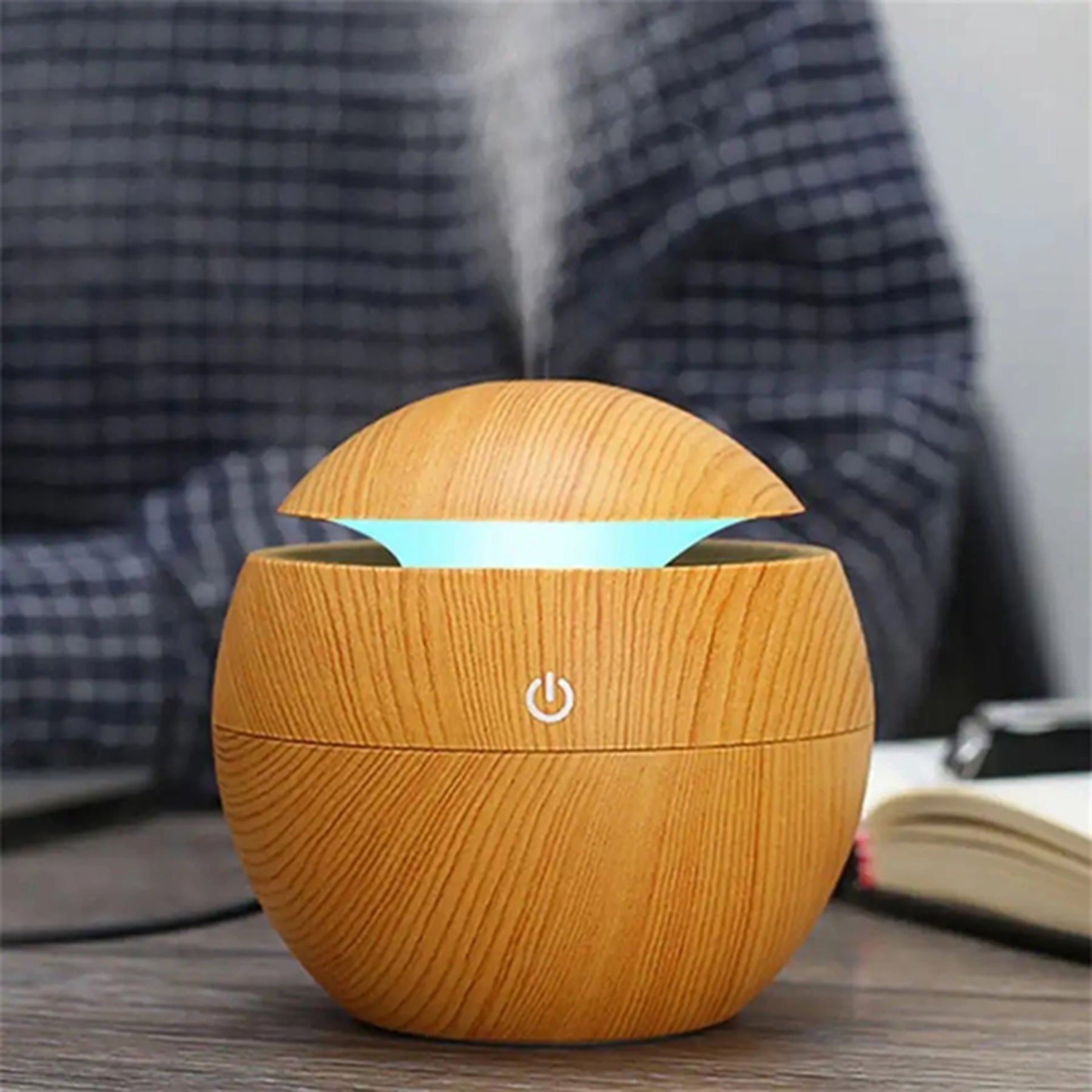 SUPSAW134 Wood Grain Usb Air Humidifier