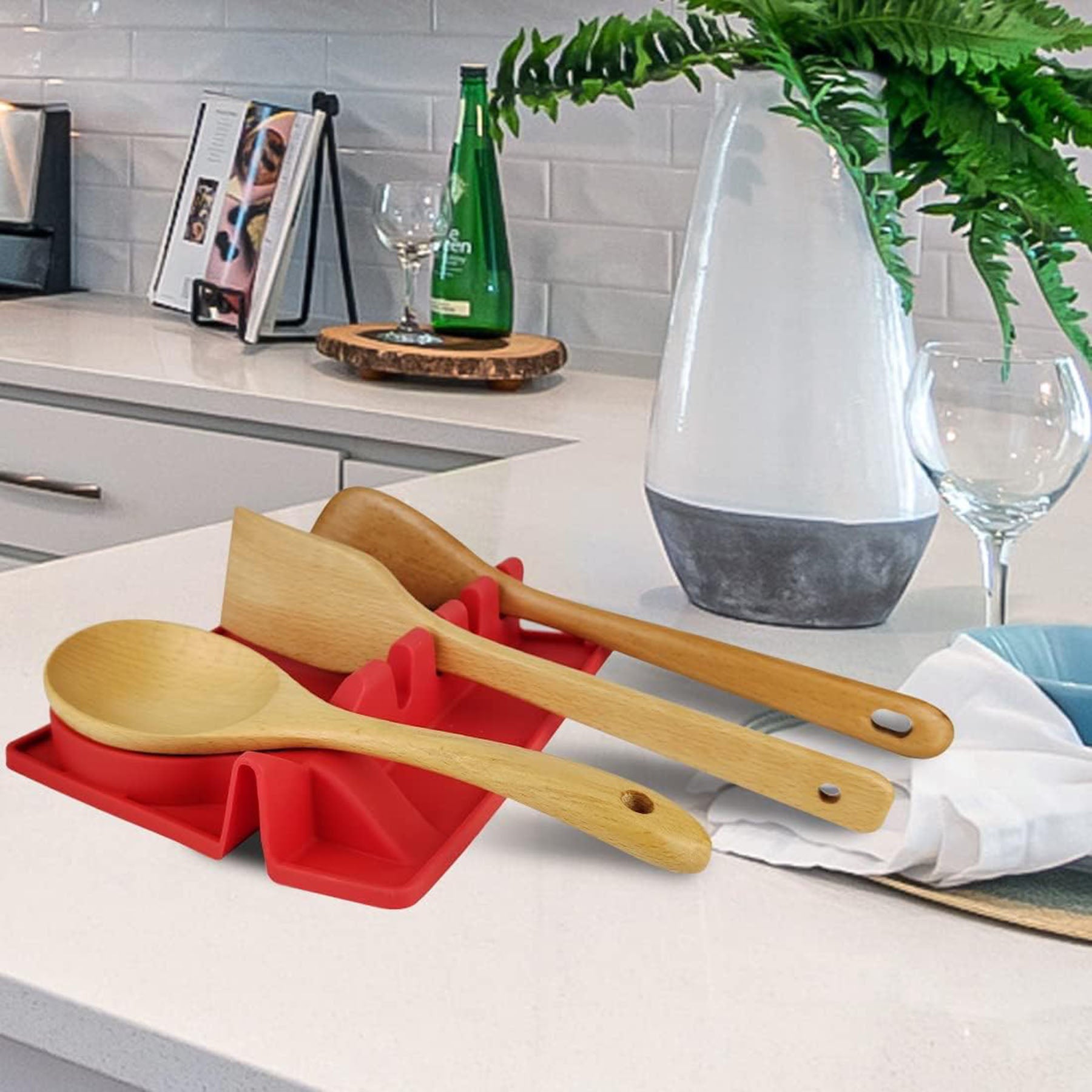 SUPSAW16 Silicone Spoon Rest Utensil
