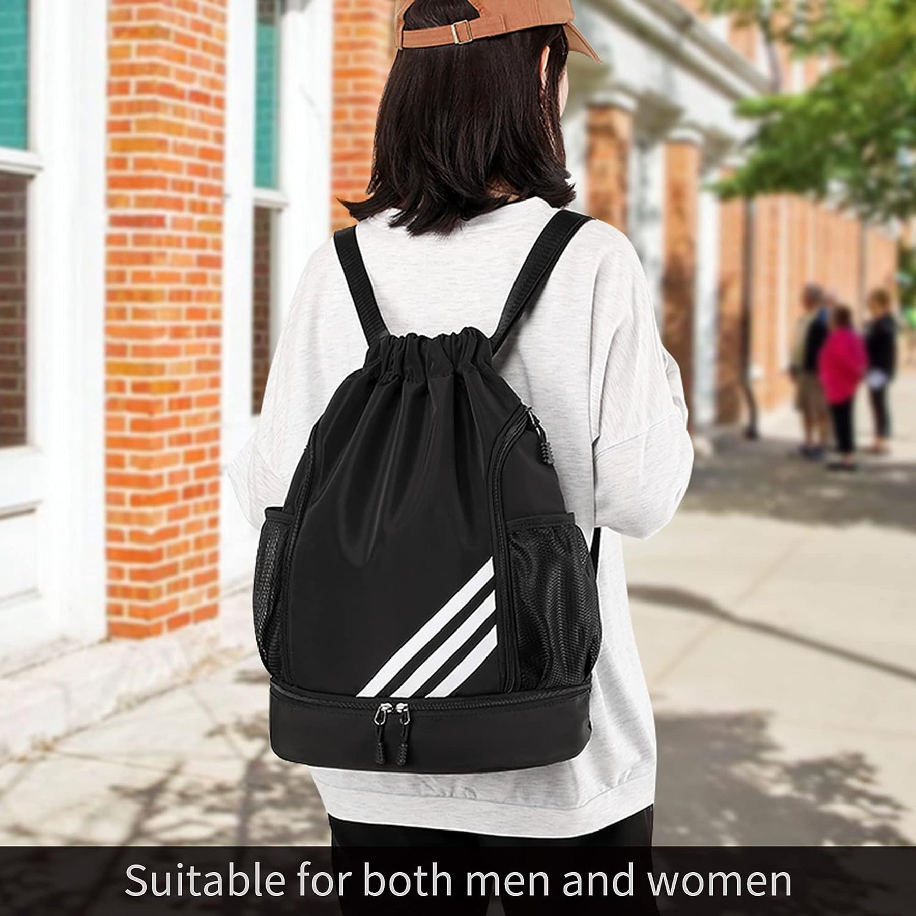 SUPSAW42 Water Resistant Drawstring Backpack