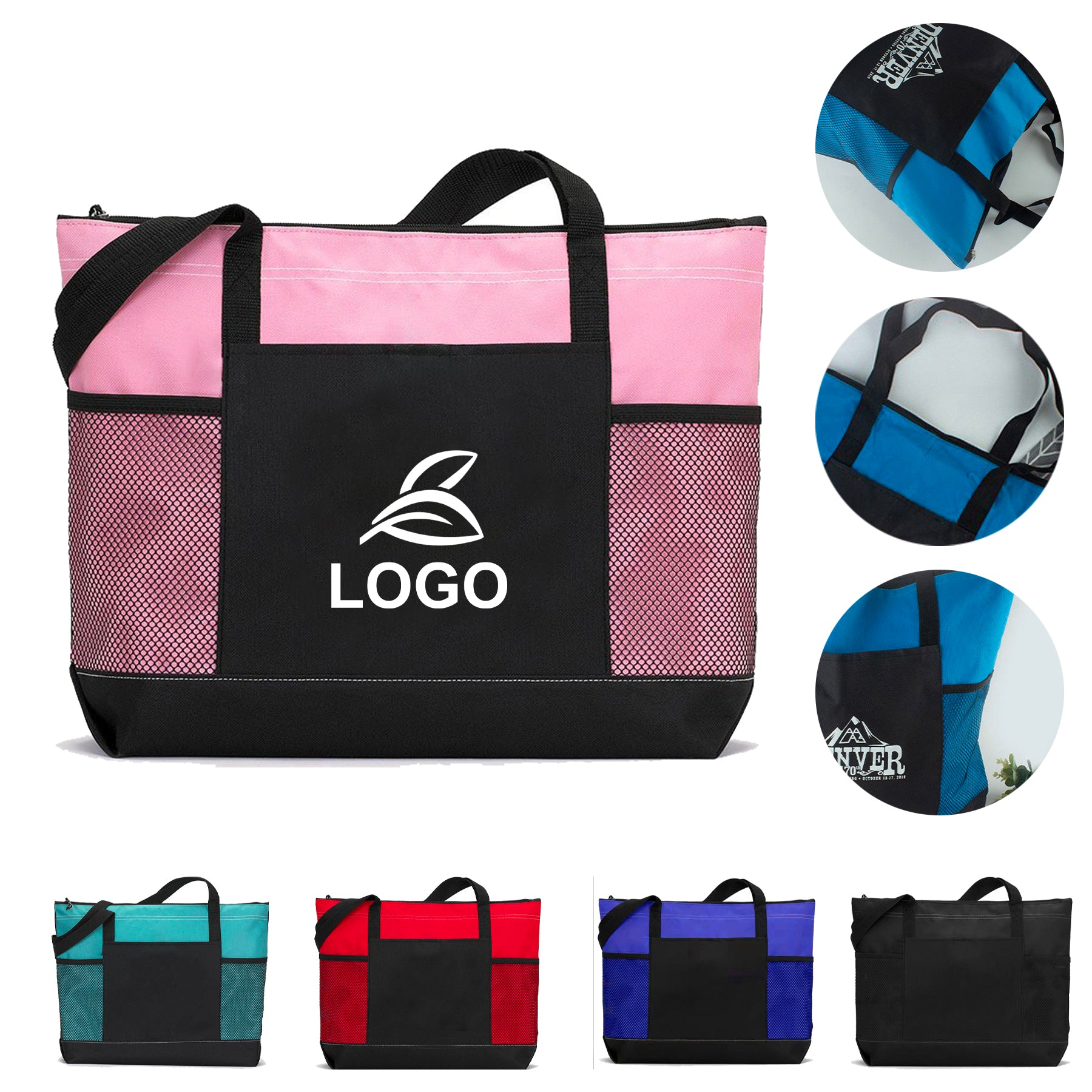 SUPSAW43 Select Zippered Tote