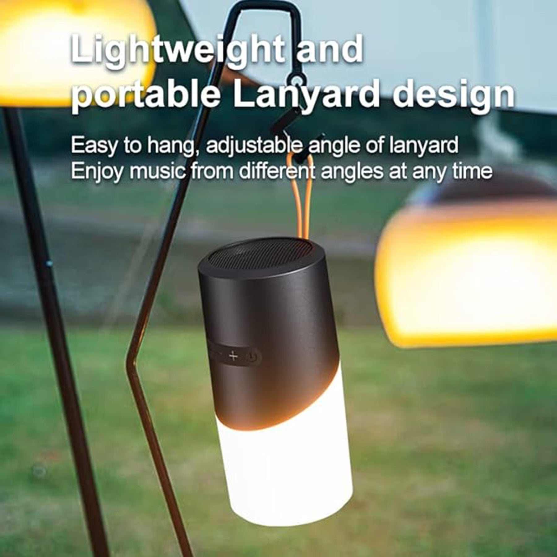 SUPSAW63 Portable Bluetooth Speaker with RGB LED Light