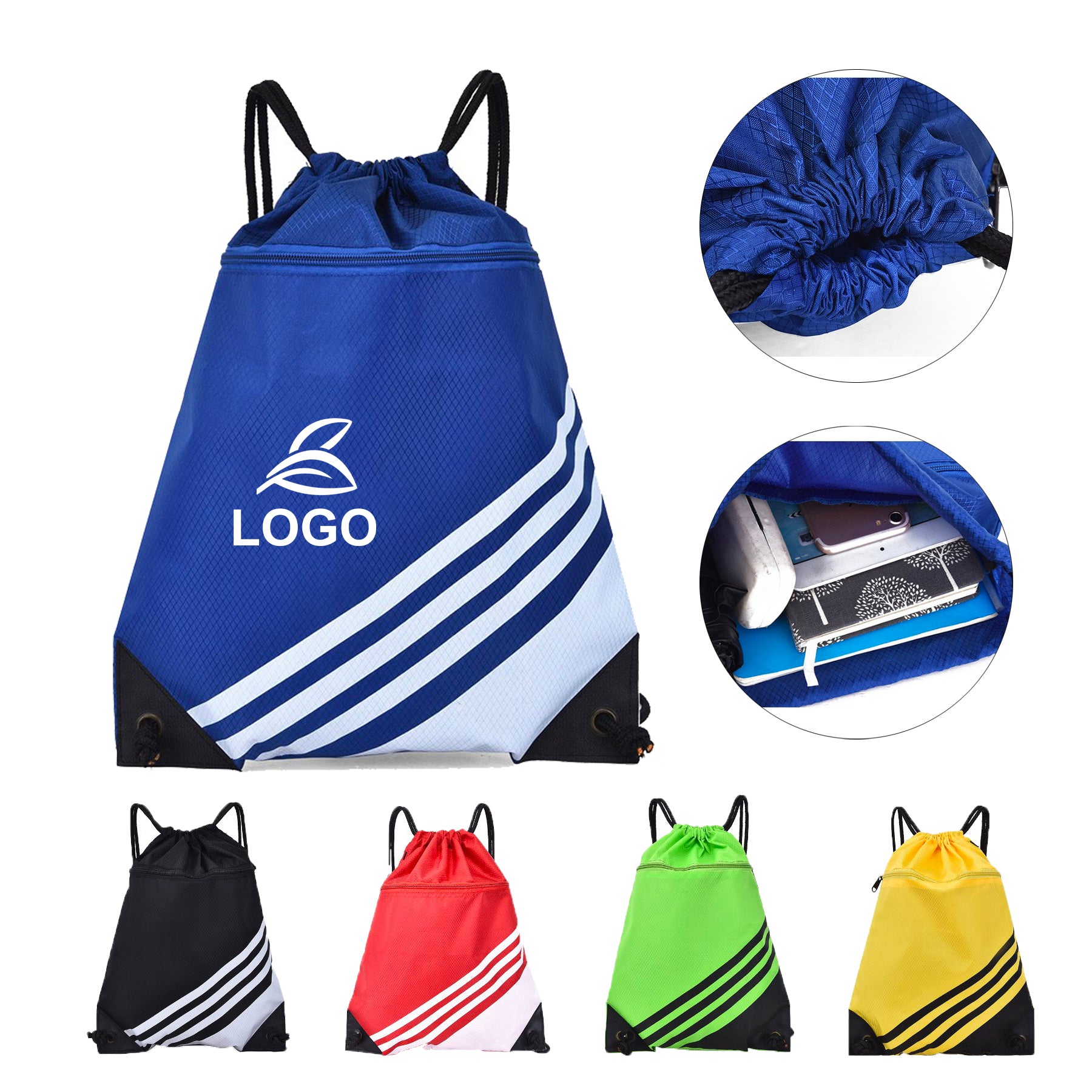 SUPSAW64 Water Resistant Sports Gym Backpack