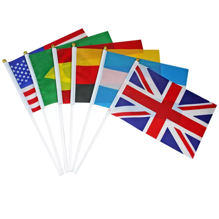 SUPSBL135 12" x 8" Hand Waving Flag Banner