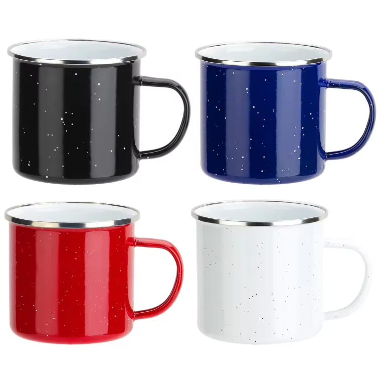 SUPSBL159 Campfire Enameled Metal Coffee Mug