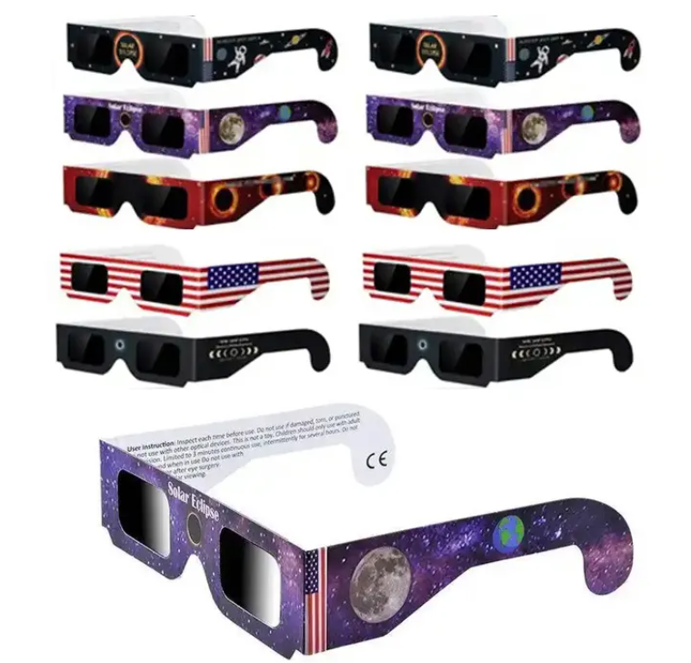 SUPSBL30 Individuell bedruckte Schutzbrille für Sonnenfinsternis