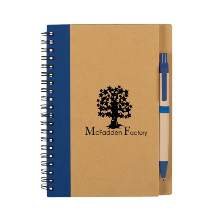 SUPSBL43 Spiral Notebook and Pen