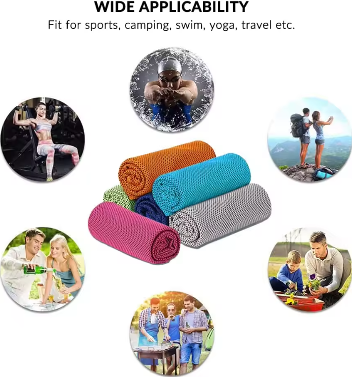 SUPSBL84 Microfiber Sport Cooling towel with logo
