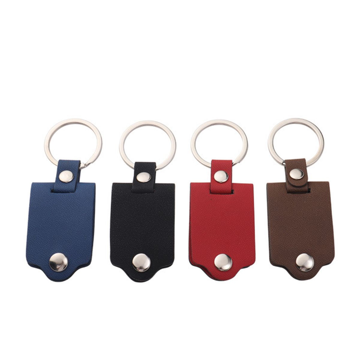 SUPSBY06 Blank leather case photo frame keychain, customizable LOGO