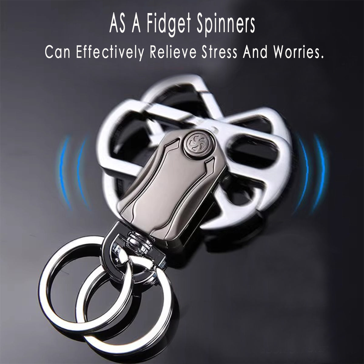 SUPSBY07 Fidget Spinner Cell Phone Holder Knife Bottle Opener Keychain