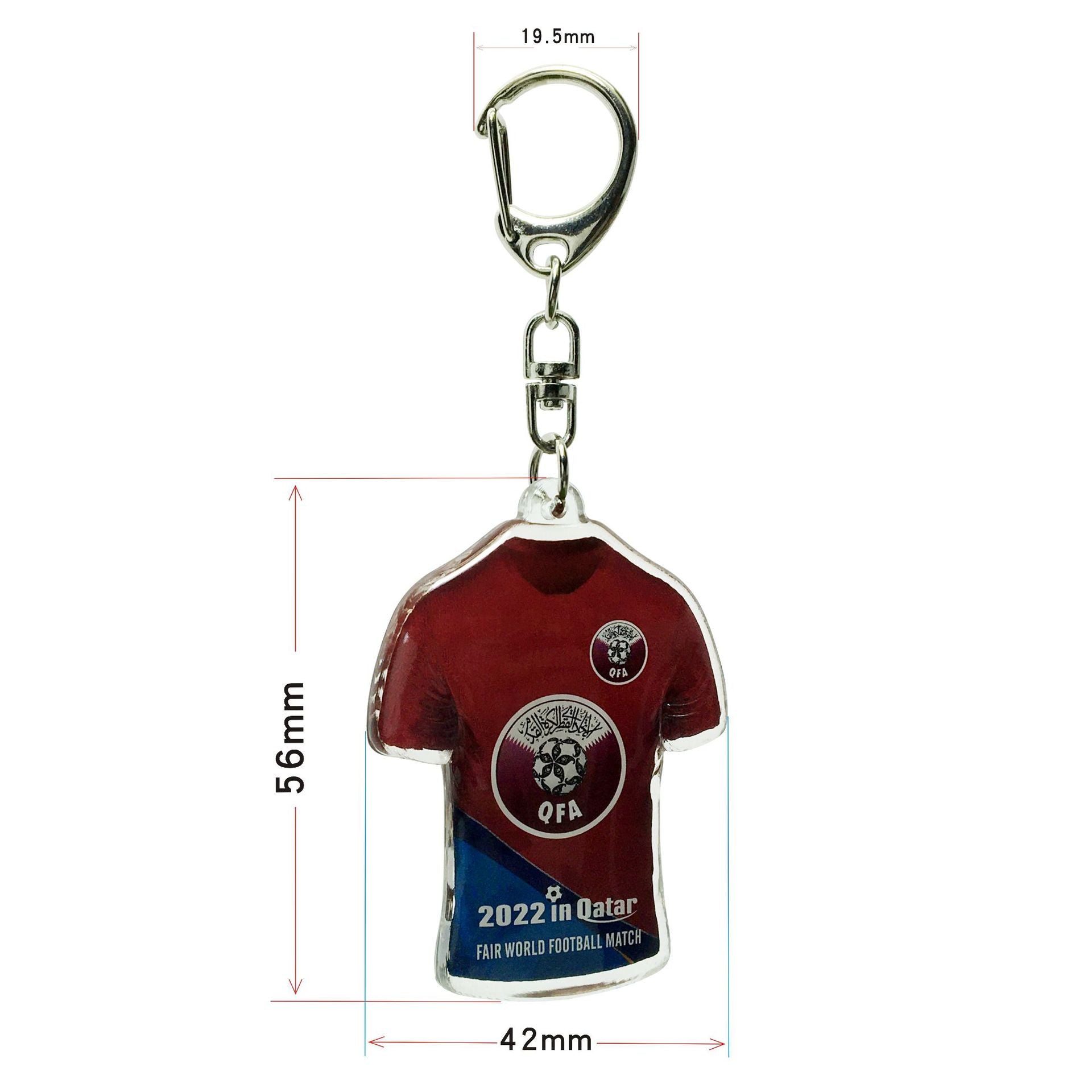 SUPSCW03 Soccer Miami KeyChain Ring Football Gift