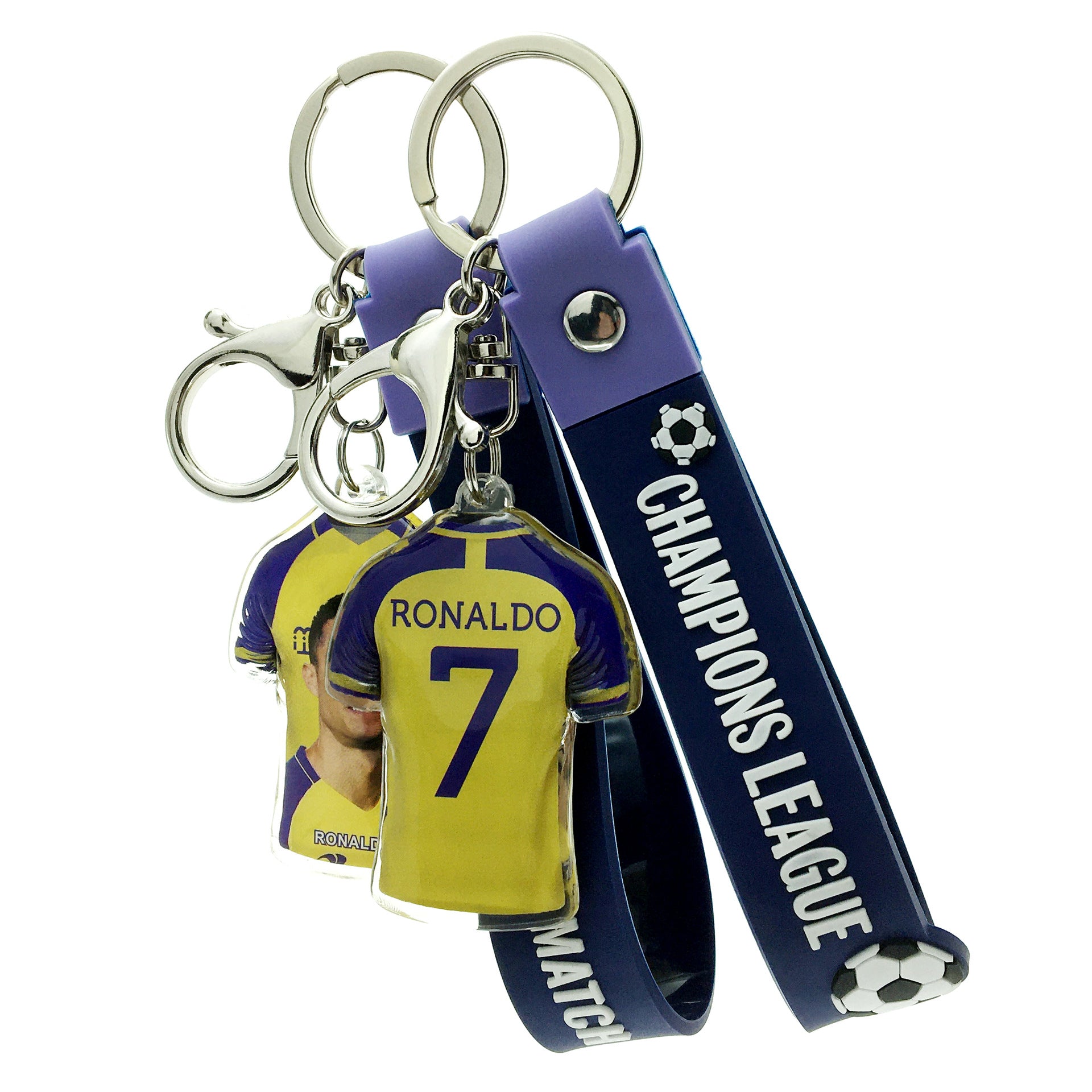 SUPSCW03 Soccer Miami KeyChain Ring Football Gift