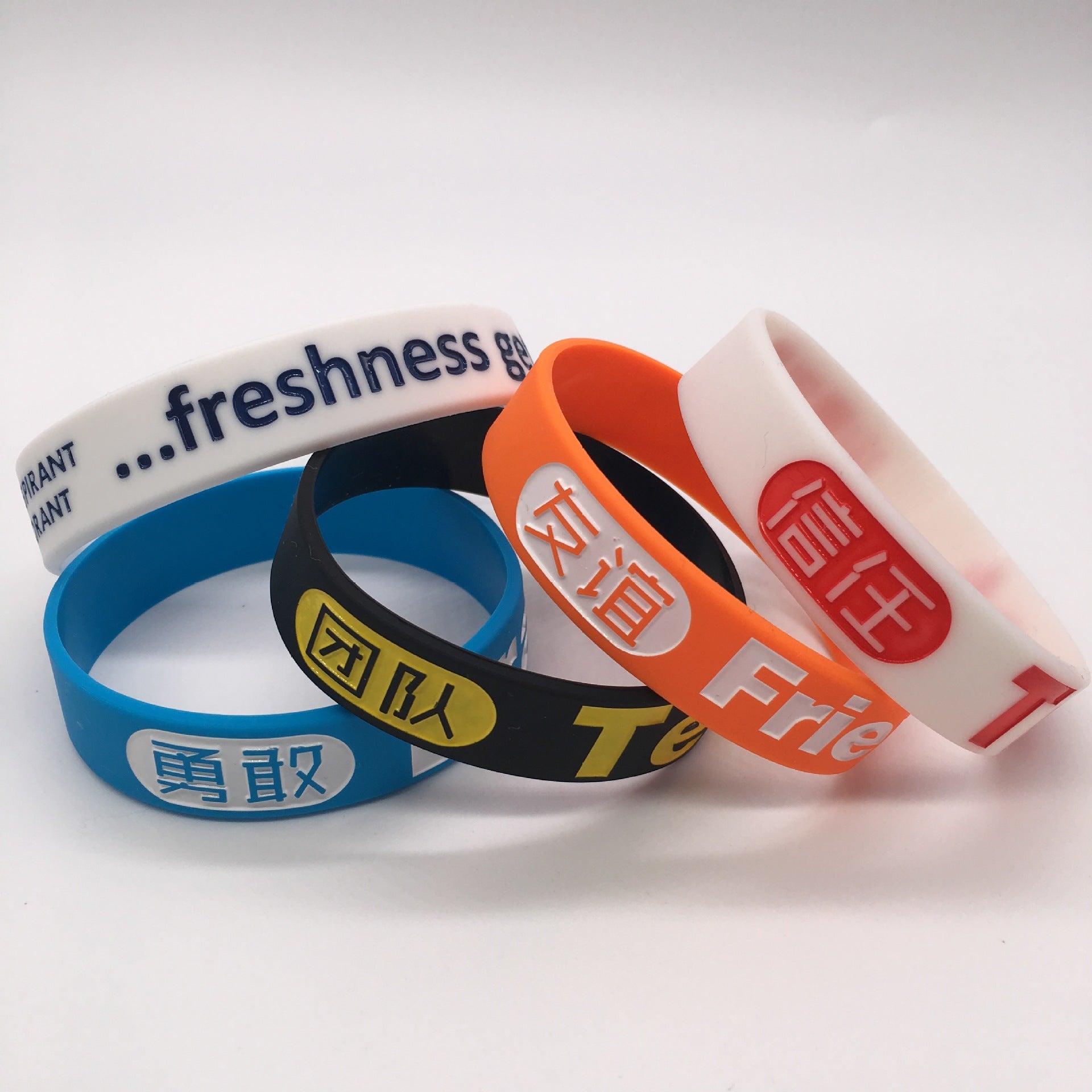SUPSED11 Colorful silicone sports bracelet