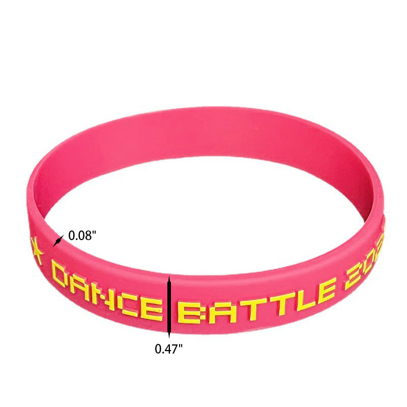 SUPSED11 Colorful silicone sports bracelet