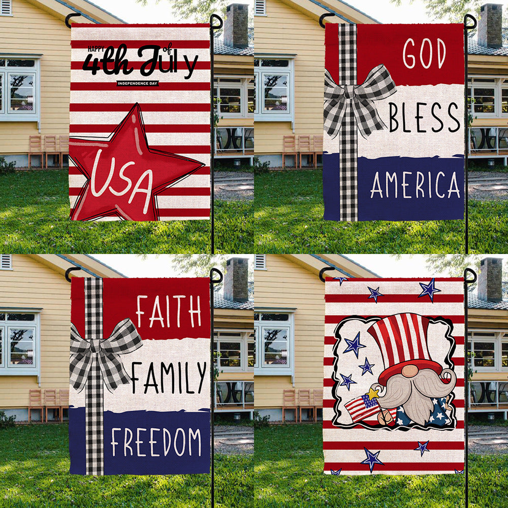 SUPSED17 11.8" x 17.7" Printed US Garden Flag