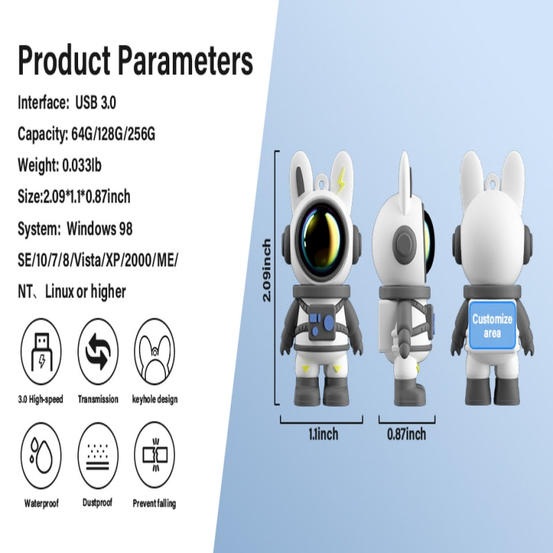 SUPSEL01 Space Rabbit Type-c U Disk 32g