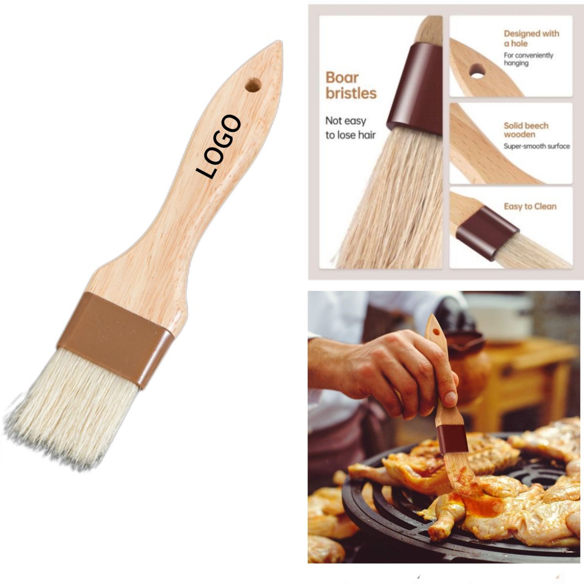 SUPSJC13 Basting Pastry Oil Brush