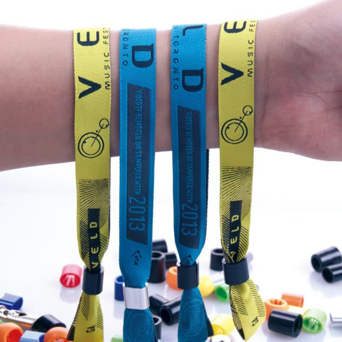 SUPSJC61 Adjustable Plastic Buckle For Recyclable RPET Wristband