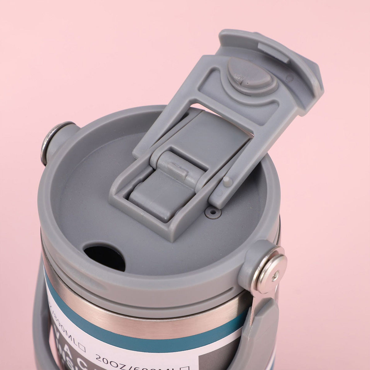 SUPSRC96 32 Oz. Stainless Steel Vacuum Insulated Mug with Straw and Carry Loop