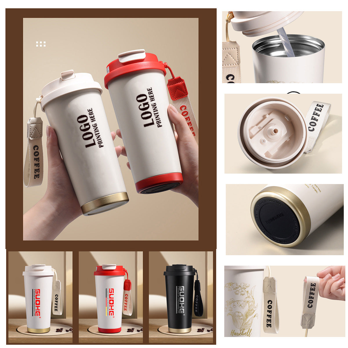 SUPSRC99 16 Oz. Vacuum Isulated Coffee Tumbler