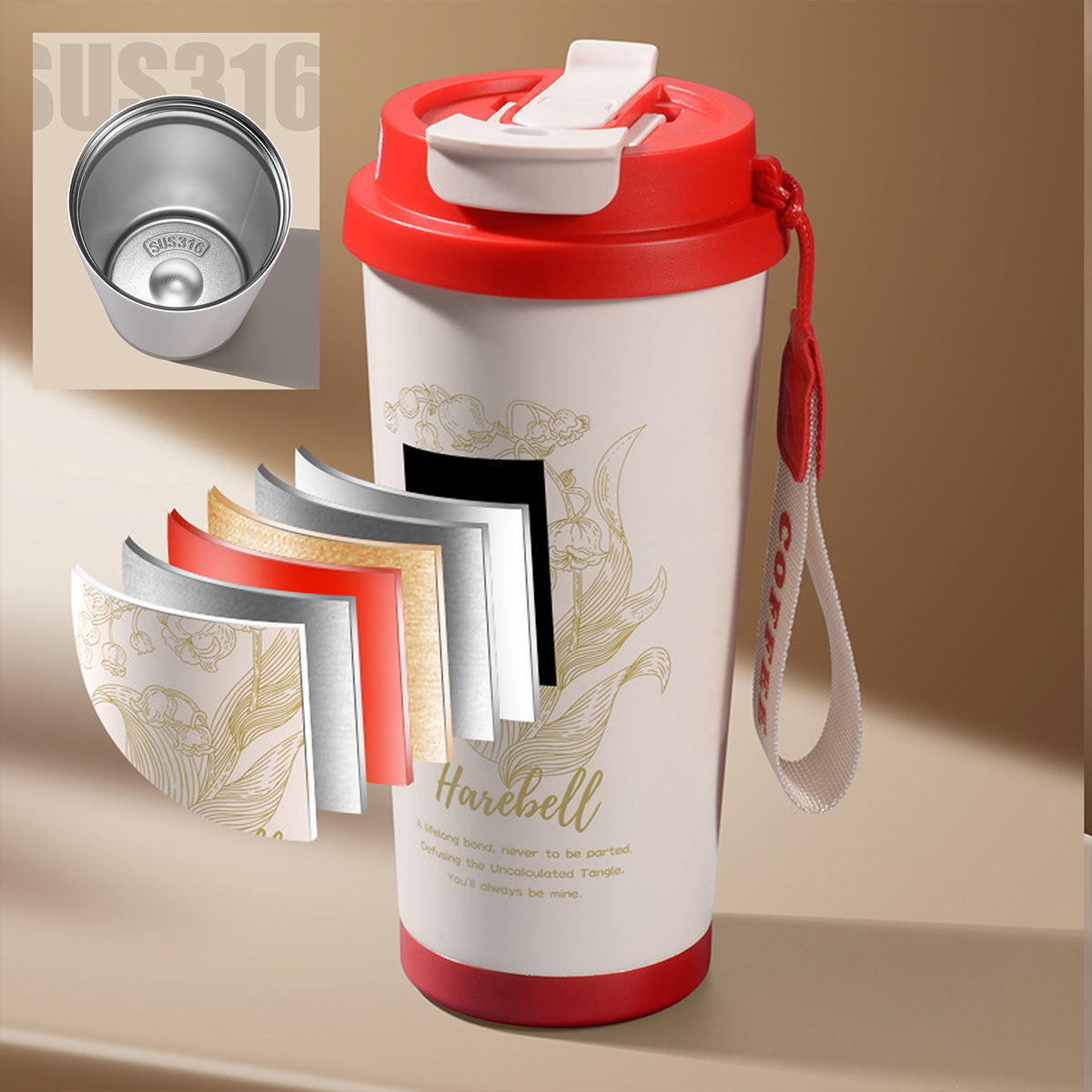 SUPSRC99 16 Oz. Vacuum Isulated Coffee Tumbler