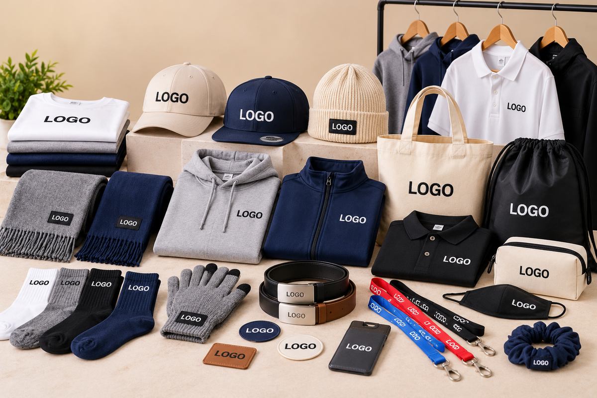 Wholesale Custom Logo Apparel &amp; Accessories
