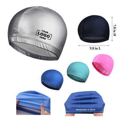 NW025 PU Water Proof Fabric Swim Caps