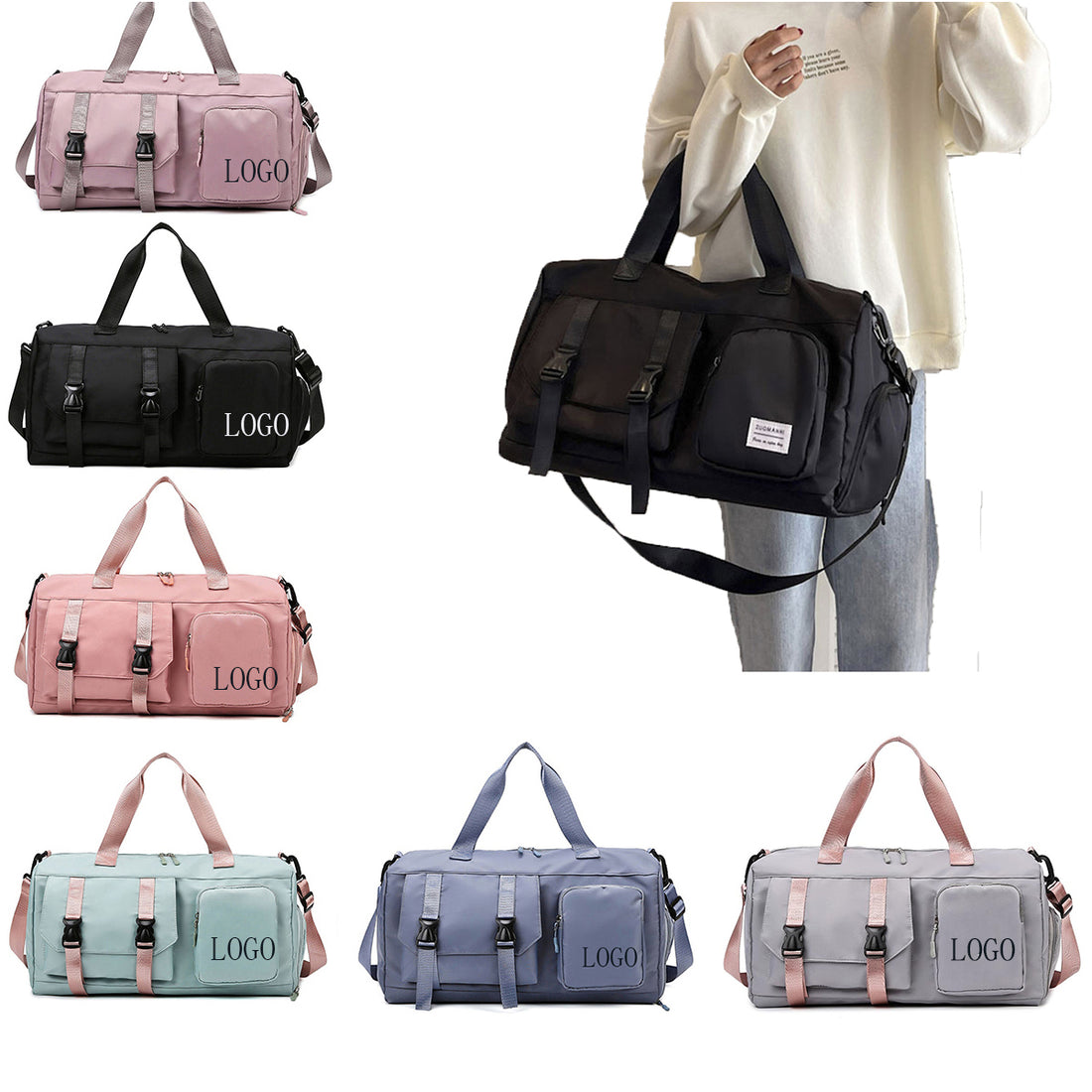 SUPSJQ01 Multifunctional Travel  Sports Fitness Bag Simple Handbag