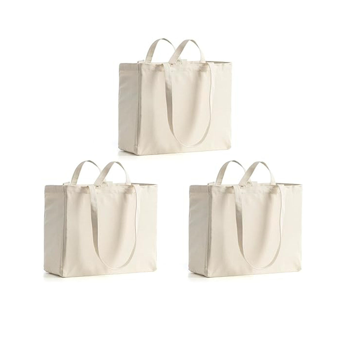 NW004 Cotton Canvas Grocery Shopping Bags