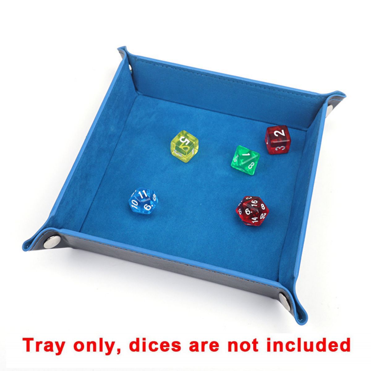 SUPSBY08 Würfeltablett, Würfelhalter aus PU-Leder, faltbares Tablett, für Würfelspiele wie RPG, DND und andere Tischspiele