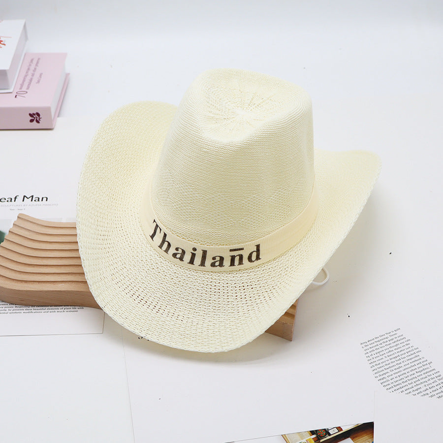 SUPSAW162 Straw Cowboy Cowgirl Hat