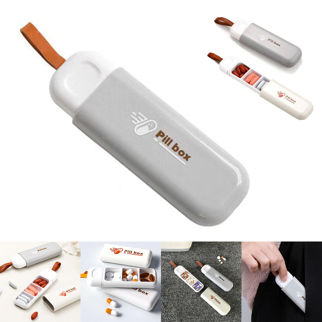 SUPSCH223 Travel Pill Organizers
