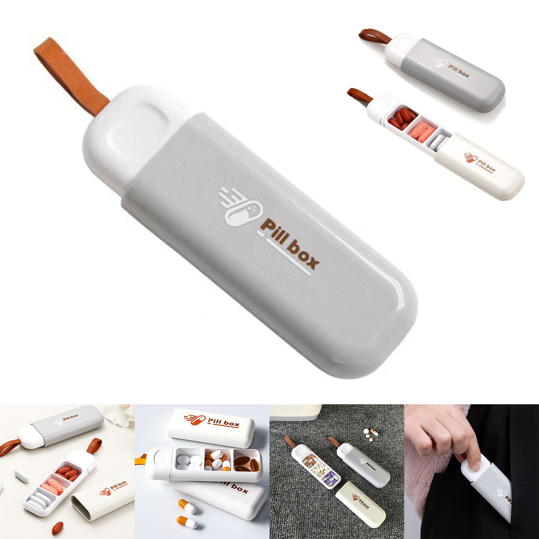 SUPSCH223 Travel Pill Organizers