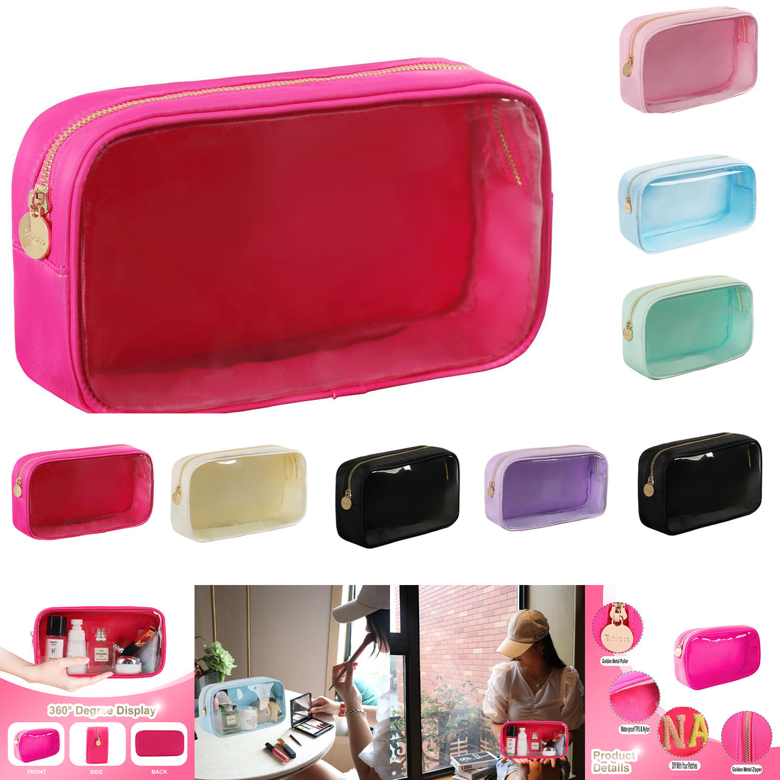SUPSCH212 Transparent Makeup Pouch