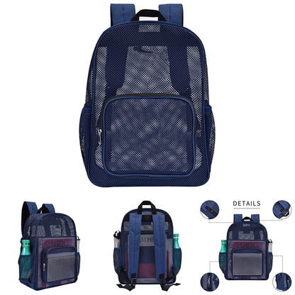 SUPSCH178 Leichter Rucksack aus durchsichtigem Netzgewebe