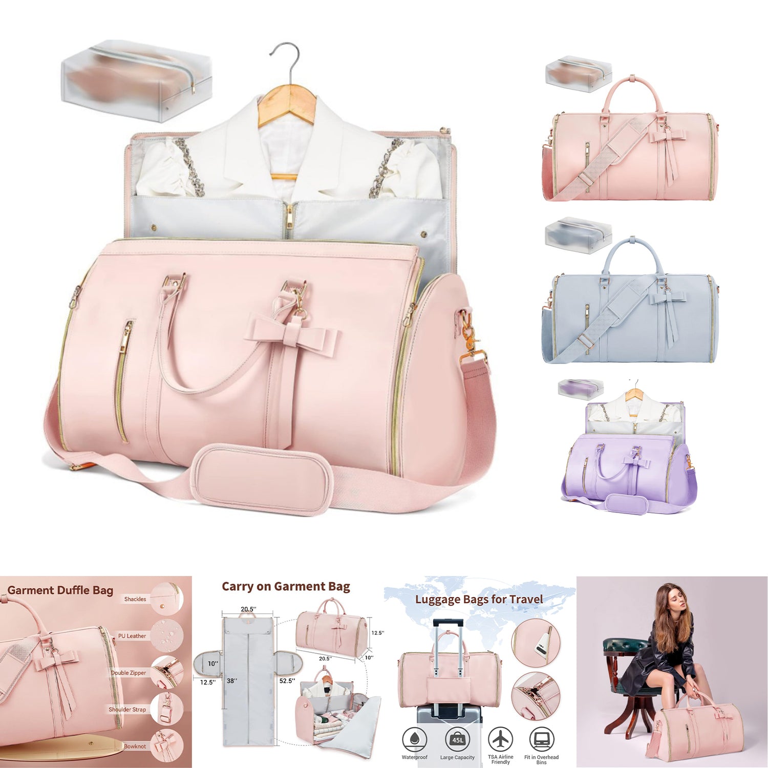 SUPSCH127 Garment Bags for Travel
