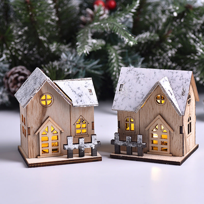 SUPSCH306 Tischdekoration, Weihnachtsdorf, Häuser, Dekoration