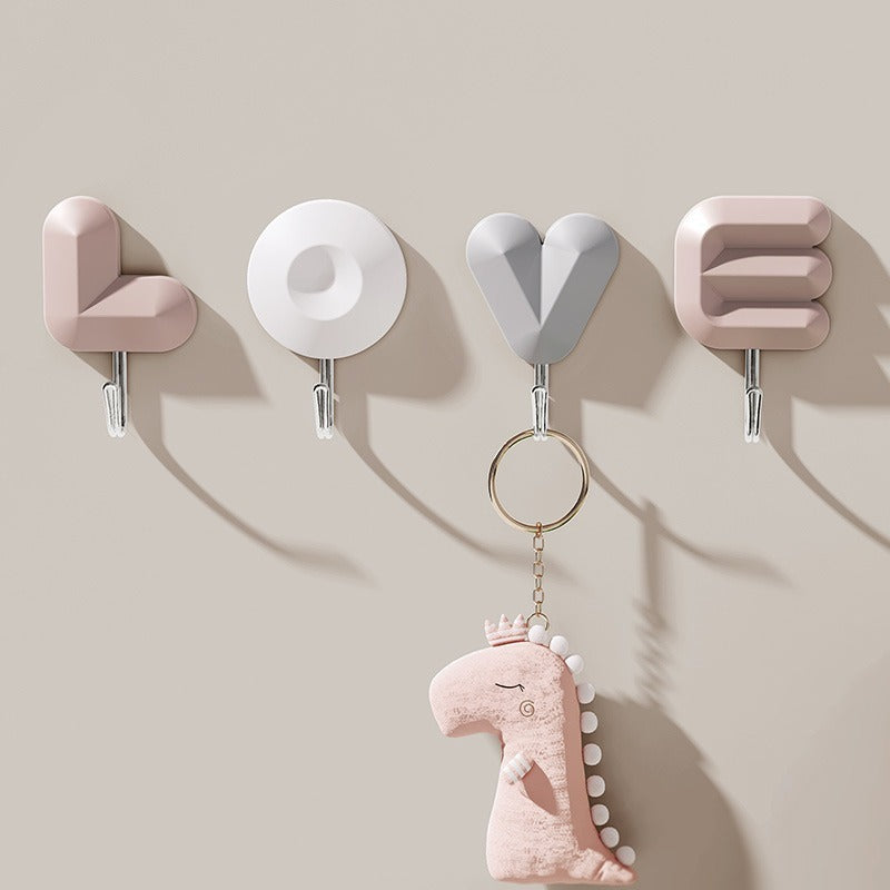 Plastic Love Letter Adhesive Hook - shopify--color-pattern-v3udqvsd