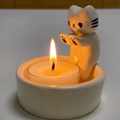 SUPSCH302 Kerzenhalter „Katze“