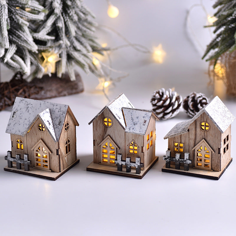 SUPSCH306 Tischdekoration, Weihnachtsdorf, Häuser, Dekoration